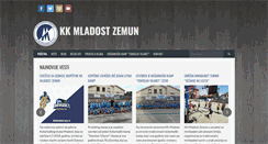 Desktop Screenshot of kkmladost.org.rs