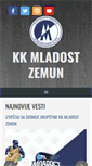 Mobile Screenshot of kkmladost.org.rs